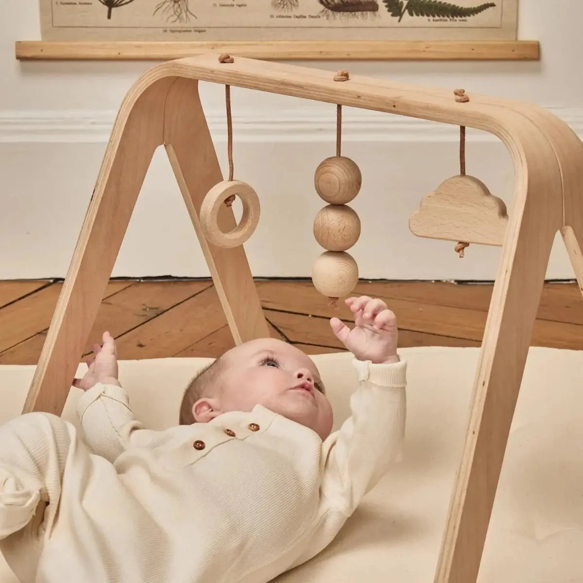 CHARLIE CRANE - Arche D'éveil Naho Avec Jouets En Bois