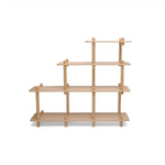 CHARLIE CRANE - Bibliothèque Filo En Bois De Hêtre Massif Avec Plusieurs Étagères