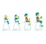 CHARLIE CRANE - Chaise Haute Évolutive TIBU White