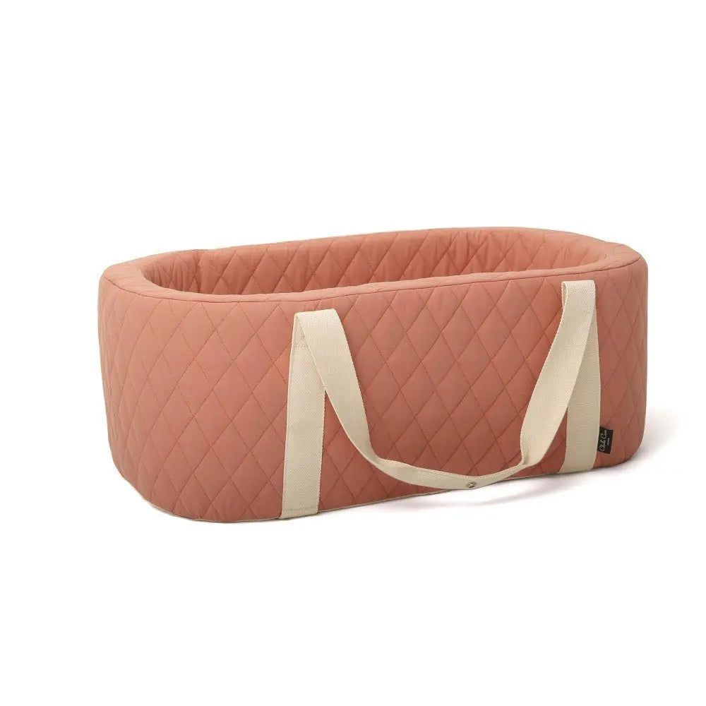 CHARLIE CRANE - Couffin KUKO Bois De Rose Matelassé - Matelas Inclus