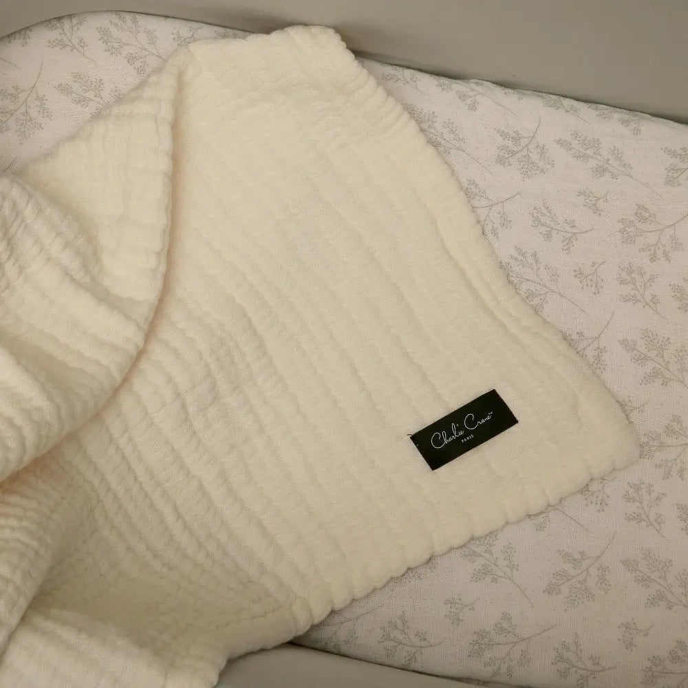 CHARLIE CRANE - Couverture de Naissance DOLI Milk en Gaze de Coton