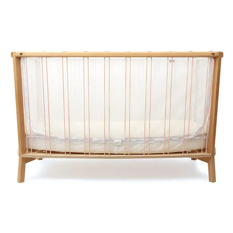 CHARLIE CRANE - Lit KIMI 120 Avec Matelas Coco Naturel + Surmatelas + Lacets Bois De Rose