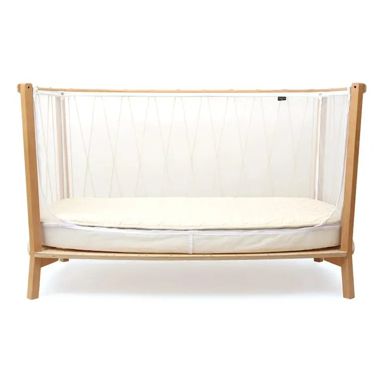CHARLIE CRANE - Lit KIMI 120 Avec Matelas Coco Naturel + Surmatelas + Lacets Bois De Rose