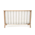 CHARLIE CRANE - Lit KIMI 120 Avec Matelas Coco Naturel + Surmatelas + Lacets Hazelnut