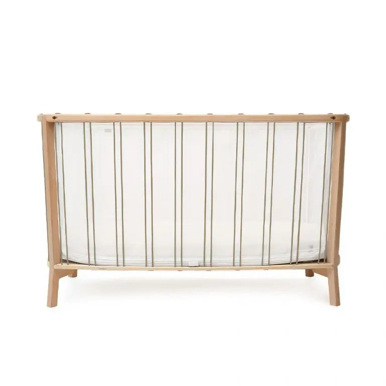 CHARLIE CRANE - Lit KIMI 120 Avec Matelas Coco Naturel + Surmatelas + Lacets Hazelnut