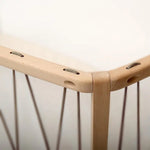 CHARLIE CRANE - Lit KIMI 120 Avec Matelas Coco Naturel + Surmatelas + Lacets Hazelnut