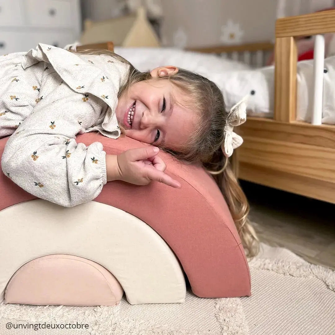 CHARLIE CRANE - Set De Jeu En Mousse Arc - en - ciel MILO BOIS DE ROSE