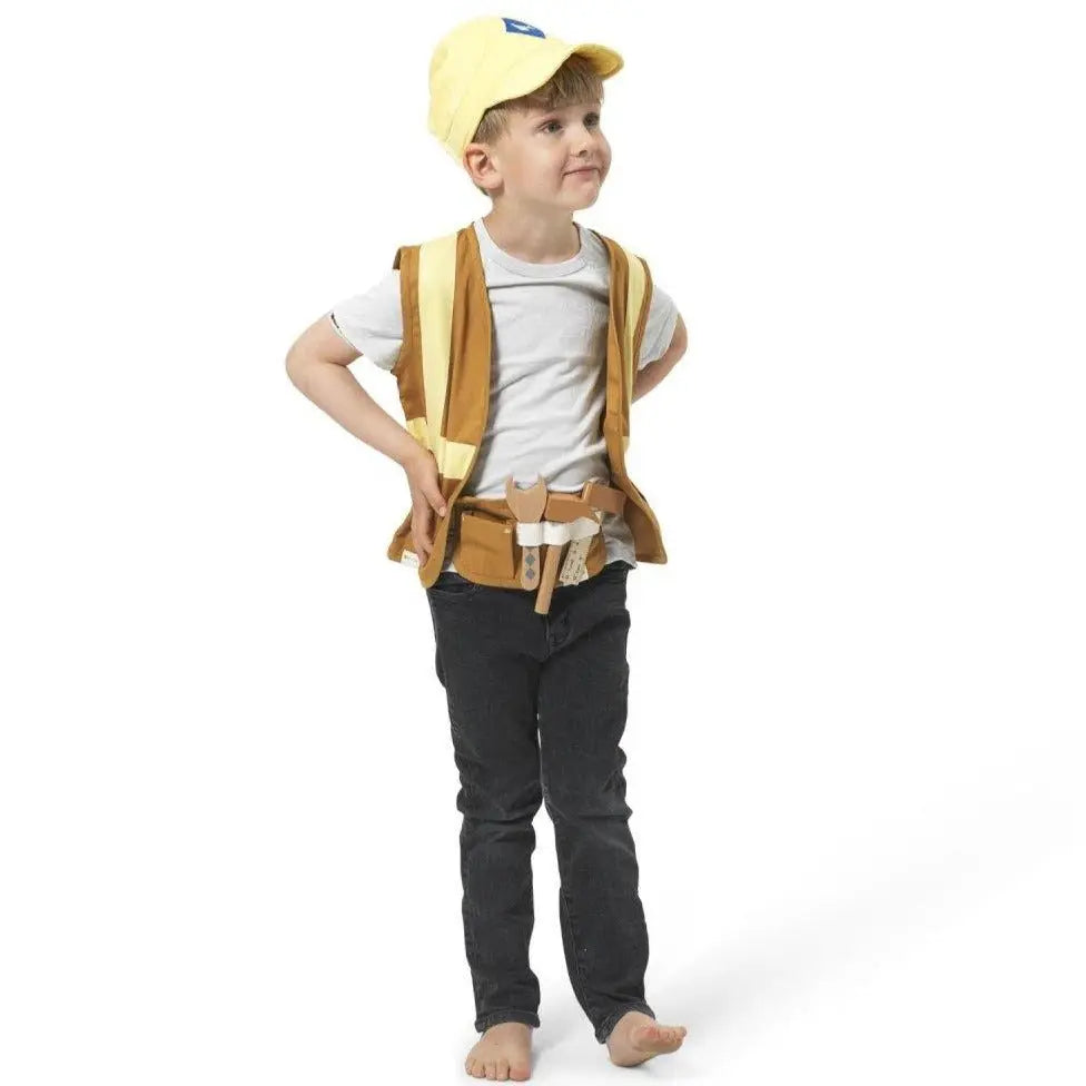 FABELAB - Déguisement Bâtisseur - Jaune