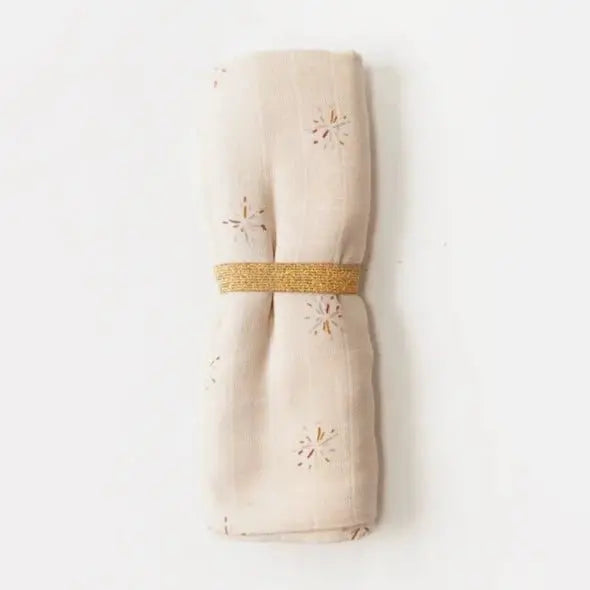 FABELAB - Maxi Lange en Coton Biologique - Rainbow Sky 120 x 120 cm