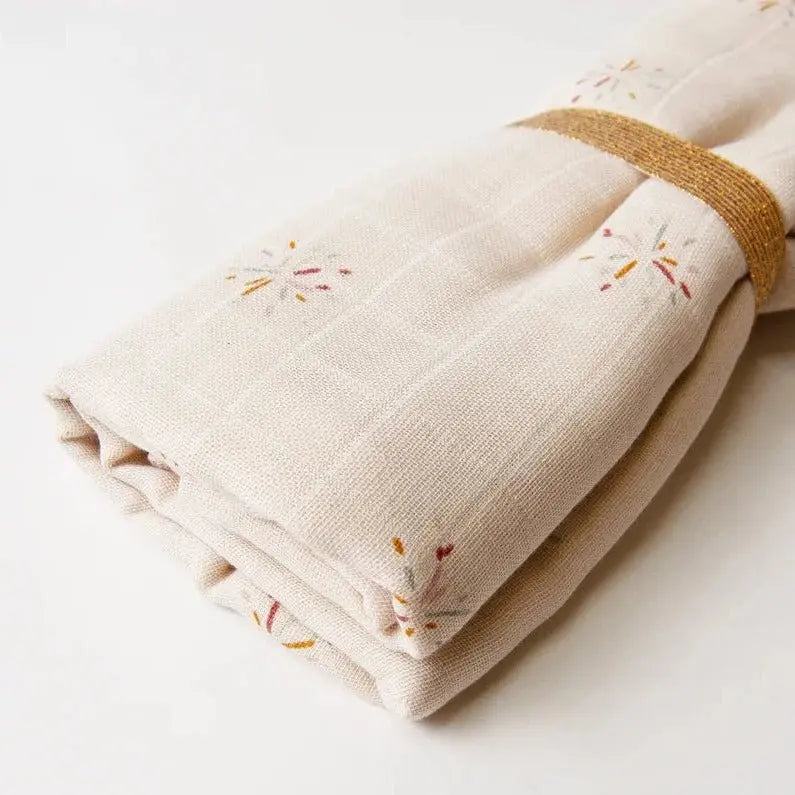 FABELAB - Maxi Lange en Coton Biologique - Rainbow Sky 120 x 120 cm