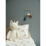 FABELAB - Parure De Lit Arc - en - Ciel - 2 Tailles