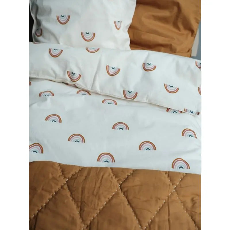 FABELAB - Parure De Lit Arc - en - Ciel - 2 Tailles