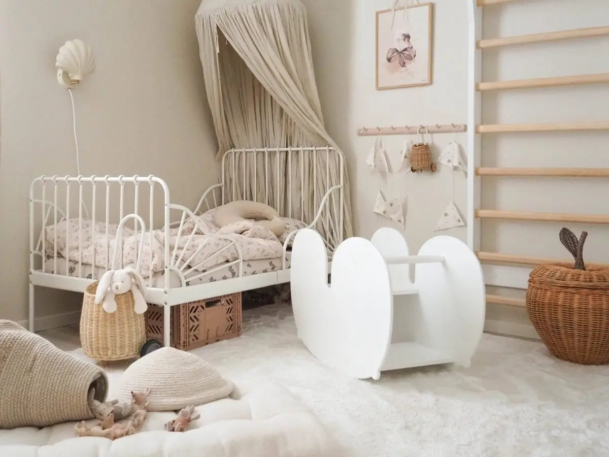 FITWOOD - Cheval À Bascule NUPPU Blanc