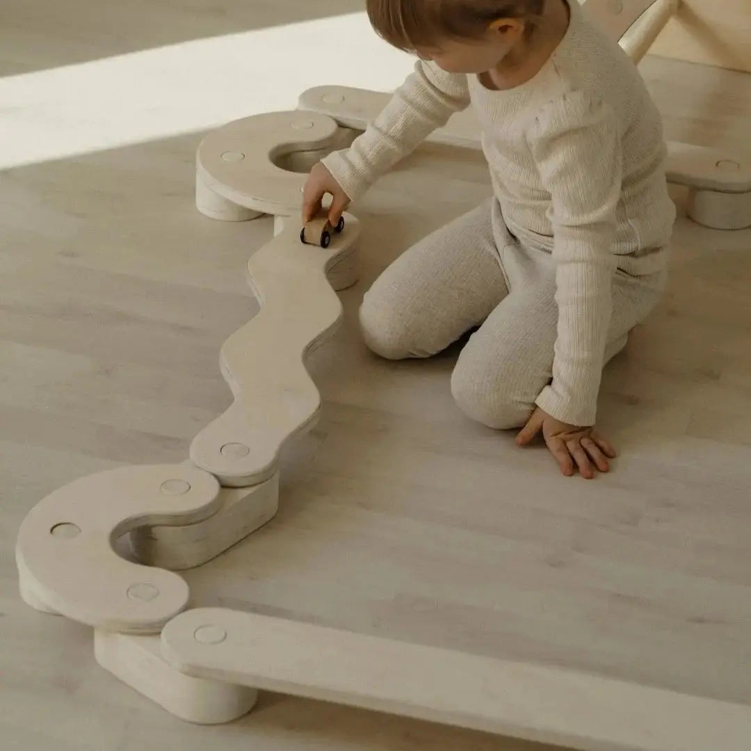 FITWOOD - Poutre D'équilibre En Bois Polku - Trois Tailles