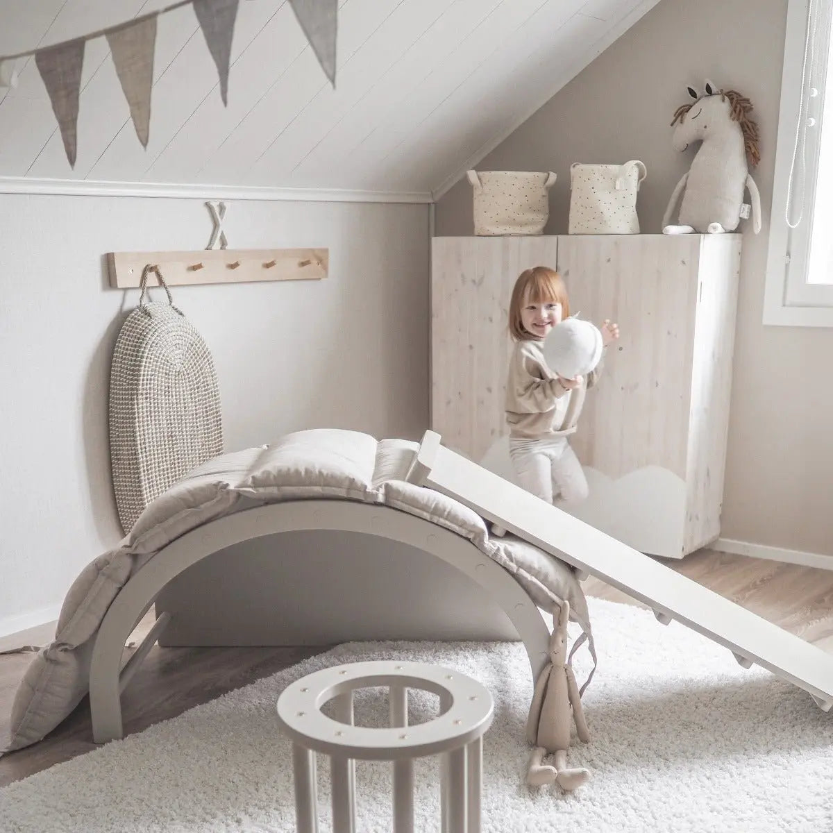 FITWOOD - Rampe de Toboggan TUOHI - Beige