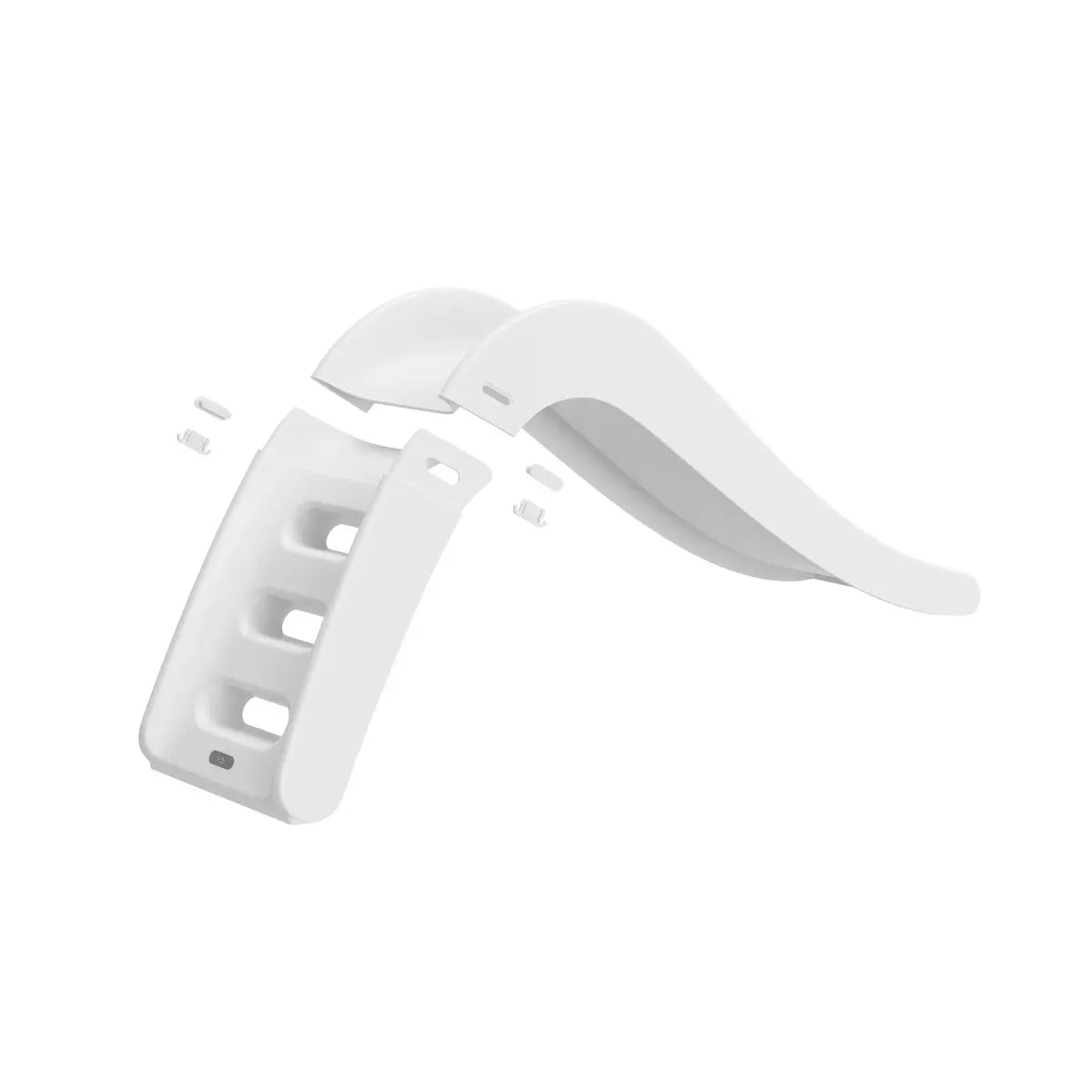 JUPIDUU - Toboggan D'Extérieur Pour Enfants - Blanc