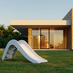 JUPIDUU - Toboggan D'Extérieur Pour Enfants - Blanc