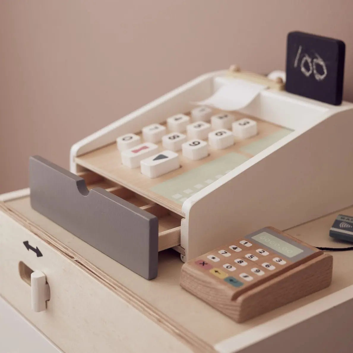 KID'S CONCEPT - Caisse Enregistreuse en Bois - Bistro