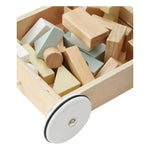 KID'S CONCEPT - Chariot Avec Blocs En Bois