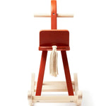 KID'S CONCEPT - Cheval à Bascule Orange Rouge CARL LARSSON