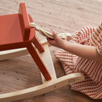 KID'S CONCEPT - Cheval à Bascule Orange Rouge CARL LARSSON