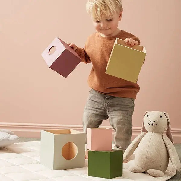 KID'S CONCEPT - Cubes En Bois 5 Pièces Edvin