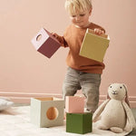 KID'S CONCEPT - Cubes En Bois 5 Pièces Edvin