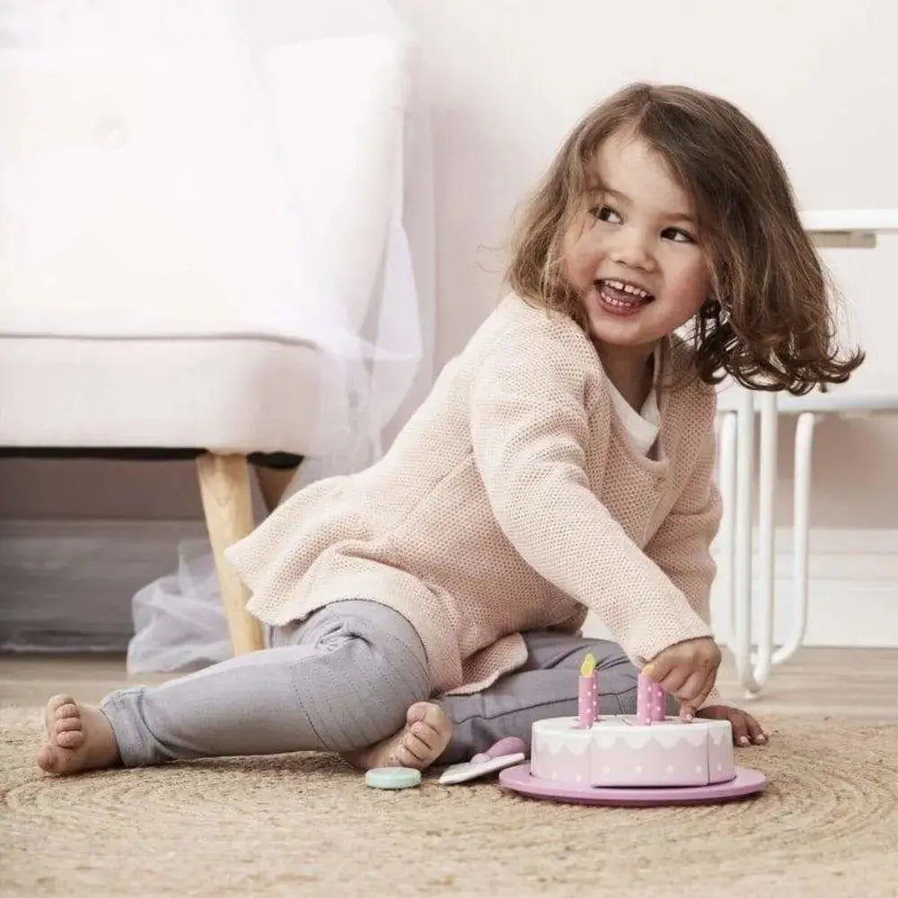 KID'S CONCEPT - Gâteau D'anniversaire Rose En Bois