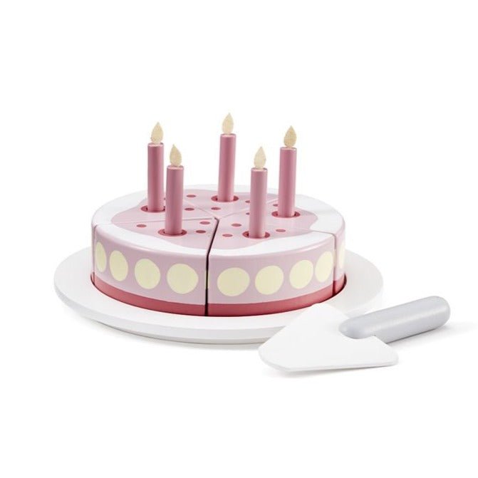 KID'S CONCEPT  Gâteau D'anniversaire Rose En Bois - Les Petits