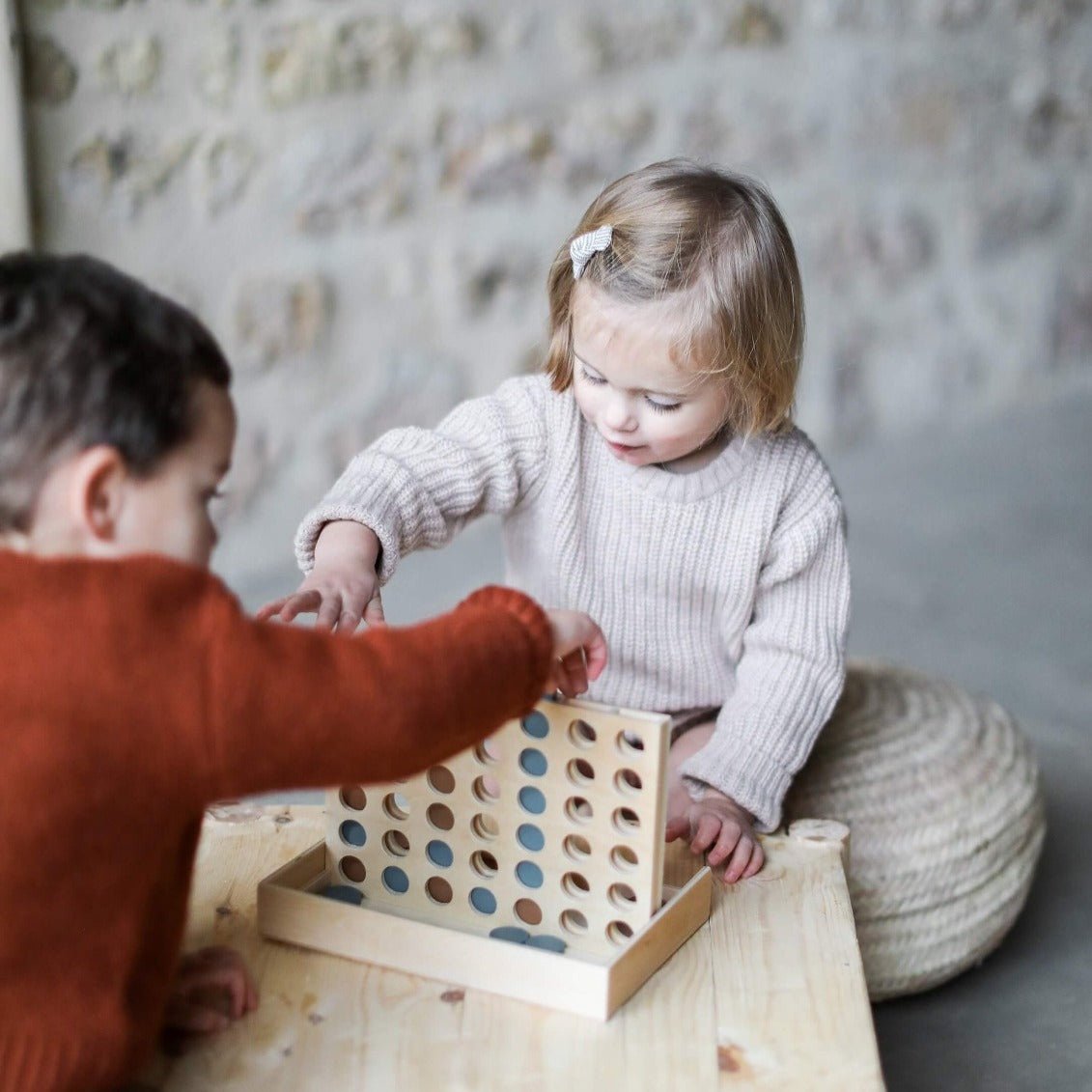 Jeu 4 En Ligne En Bois Géant – Version Grand Format Du Célèbre Jeu – Idéal Pour Famille, Enfants, Soirées Jeux - 7