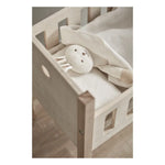 KID'S CONCEPT - Lit De Poupée Nature en Bois Avec Literie