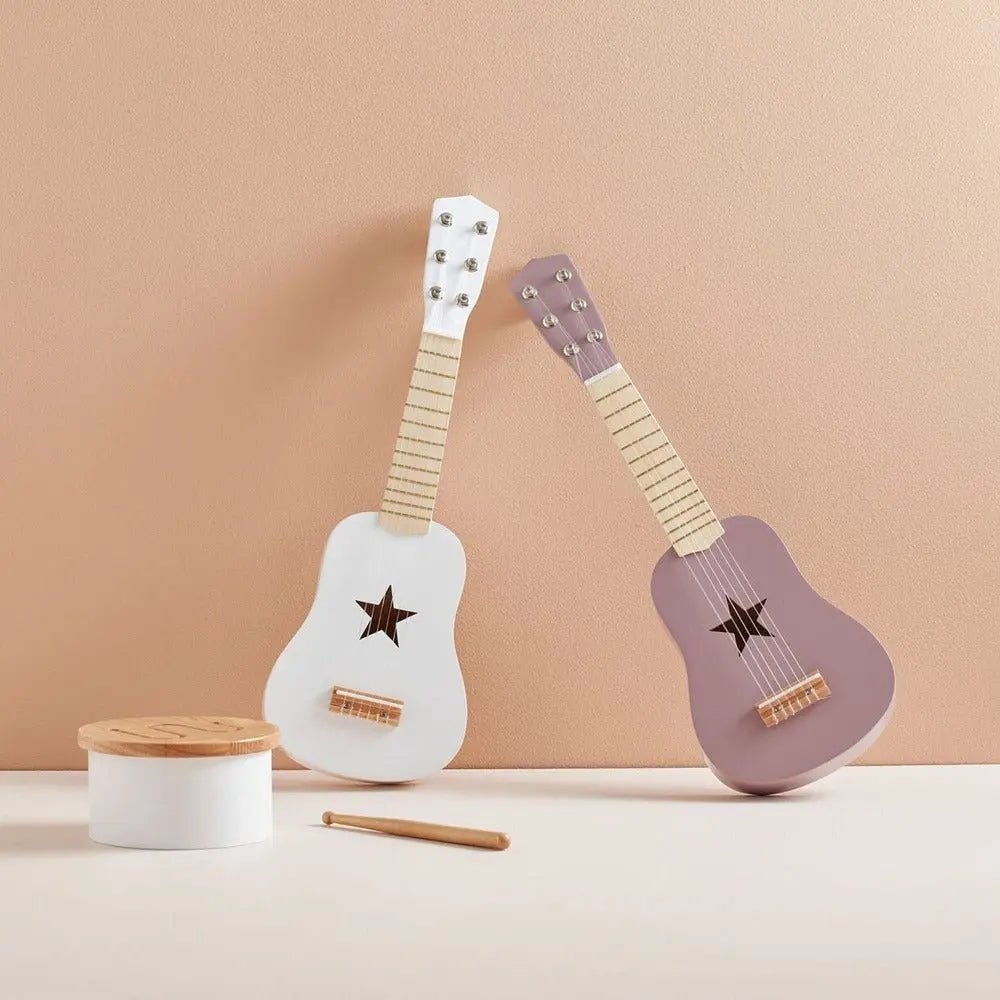 KID'S CONCEPT - Mini Tambour En Bois Blanc