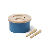 KID'S CONCEPT - Mini Tambour En Bois Bleu