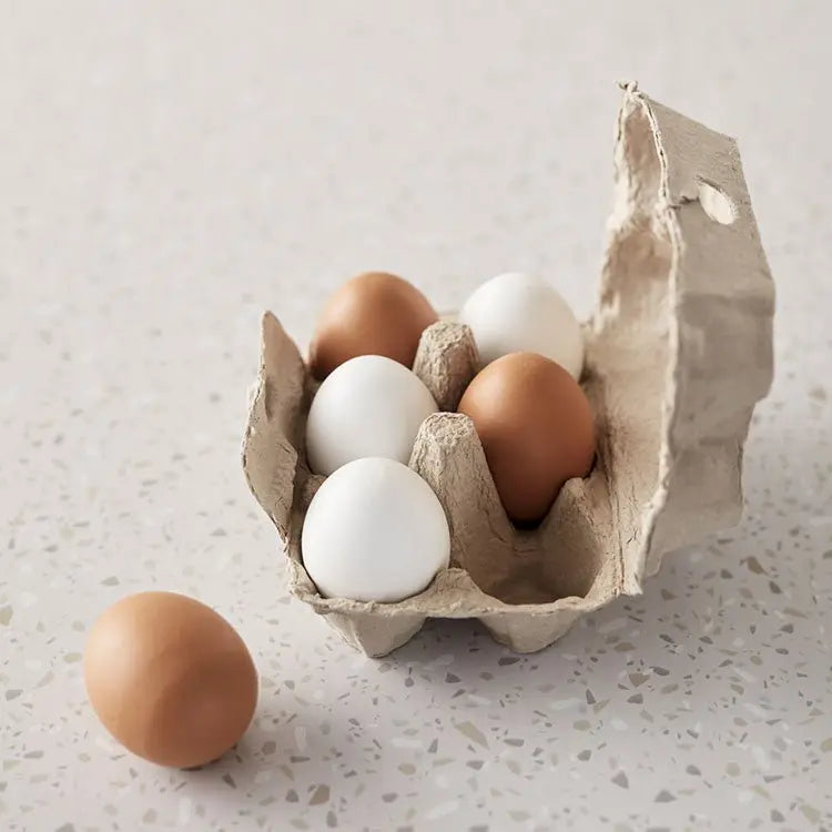 KID'S CONCEPT - Œufs En Bois 6 Pièces