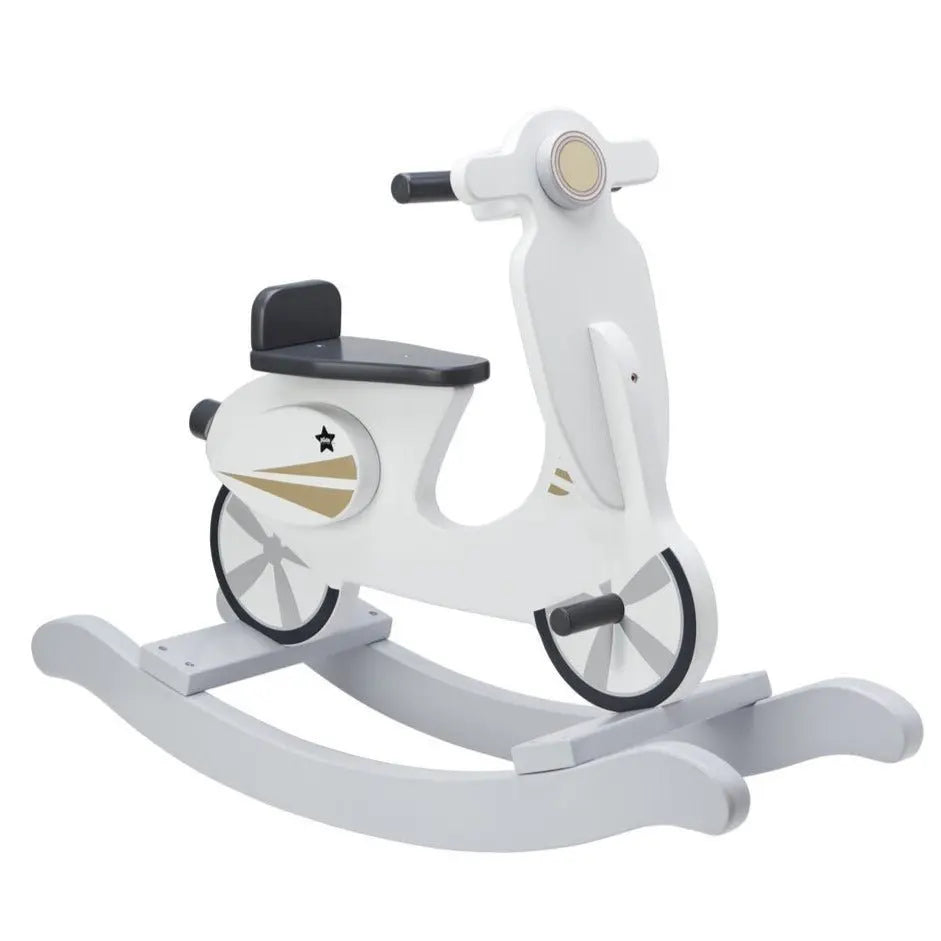 KID'S CONCEPT - Scooter à Bascule Enfant - Gris/Blanc