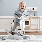 KID'S CONCEPT-Scooter à Bascule Enfant - Gris/Blanc-Les Petits