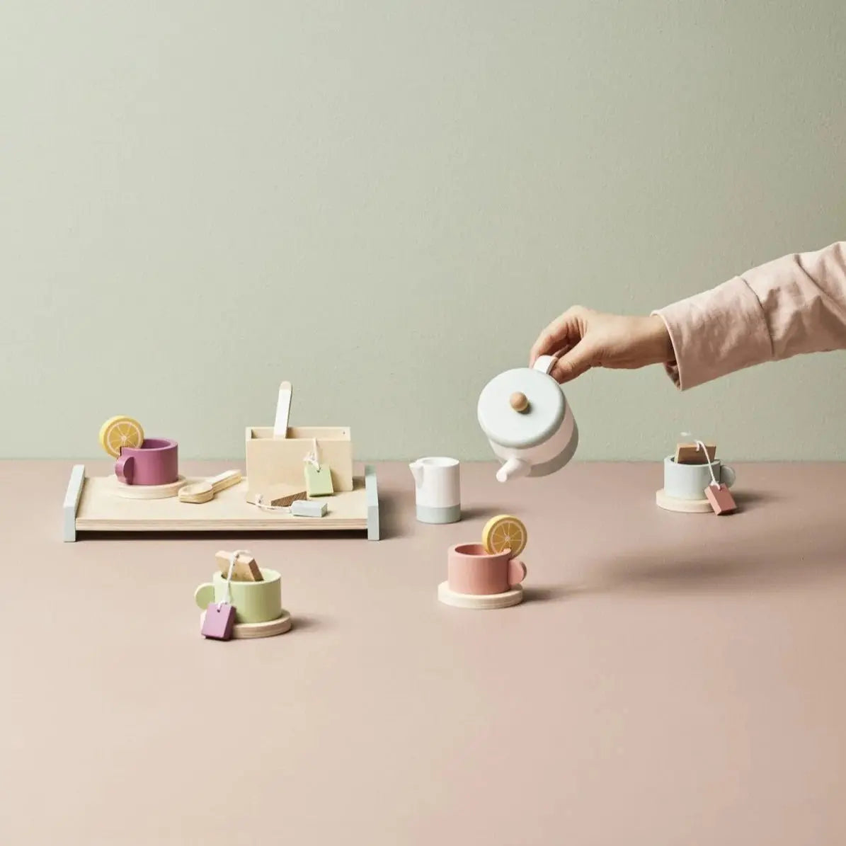 KID'S CONCEPT - Service À Thé En Bois Bistro