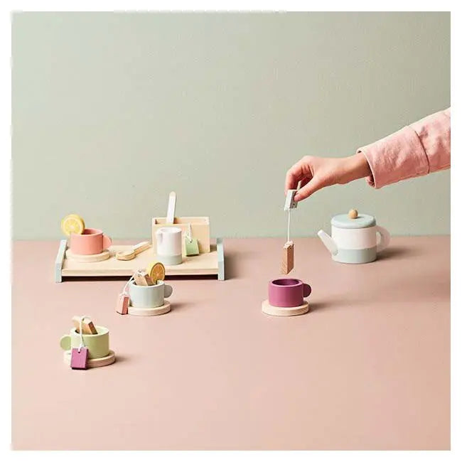 KID'S CONCEPT - Service À Thé En Bois Bistro