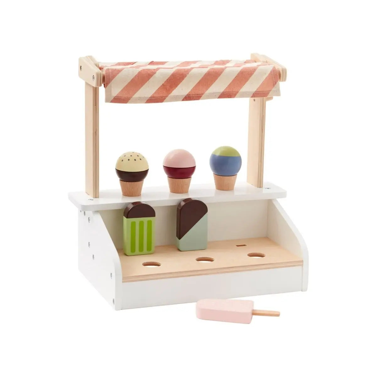 KID'S CONCEPT - Stand de Glaces en Bois Bistro (7 pièces)