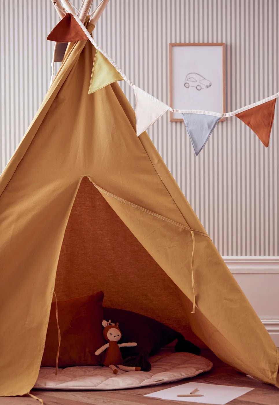 KID'S CONCEPT | Tipi-Zelt - Gelb