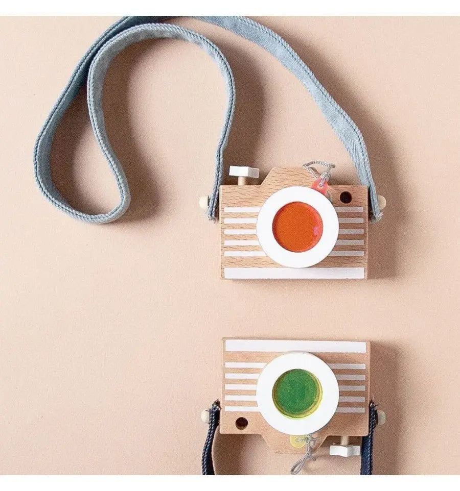 KIKO+ & GG* - Appareil Photo en Bois - Jaune