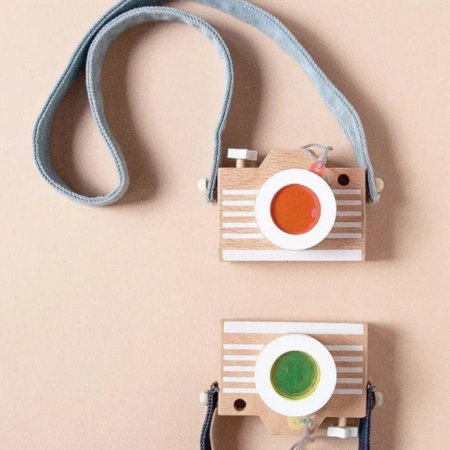 KIKO+ & GG* - Appareil Photo en Bois - Rose