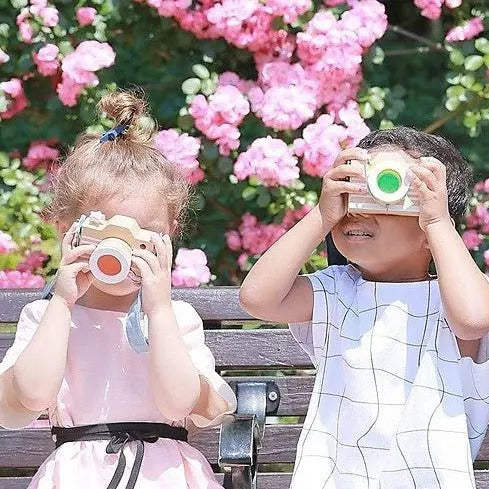 KIKO+ & GG* - Appareil Photo en Bois - Rose