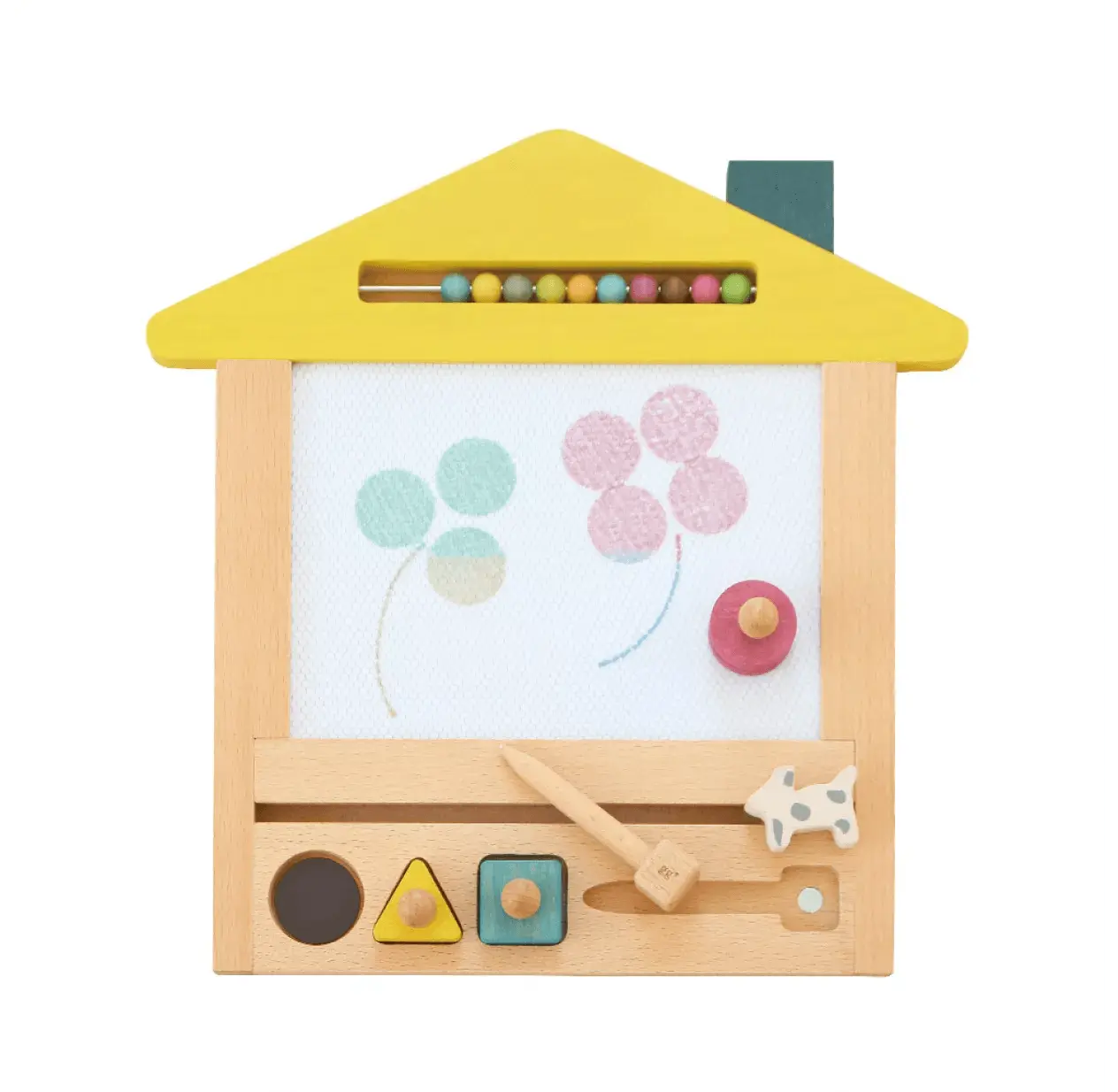 KIKO+ & GG* - Ardoise Magique Oekaki en Bois - Chien