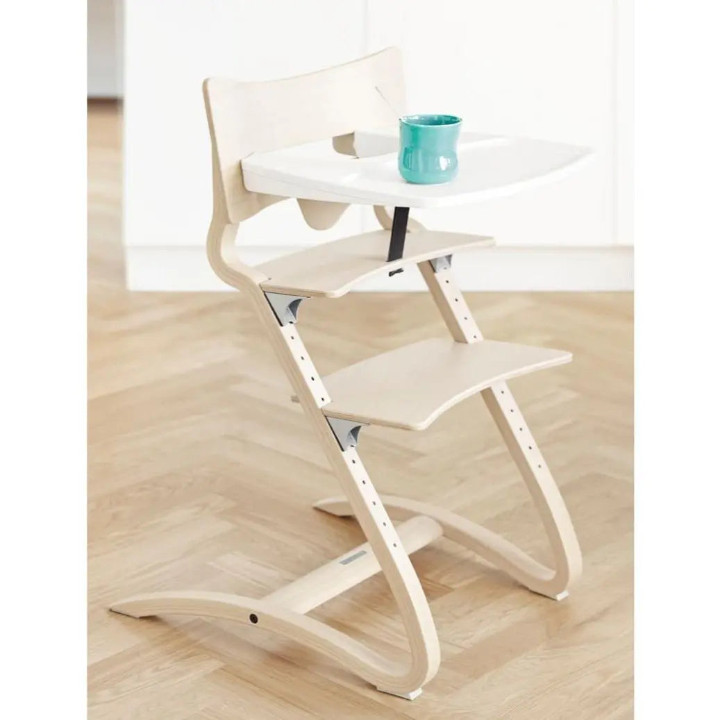 LEANDER - Chaise Haute Sans Arceau, Classic, Cérusé