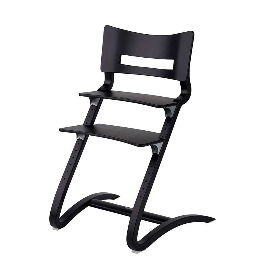 LEANDER-Chaise Haute Sans Arceau, Classic, Noir-Les Petits