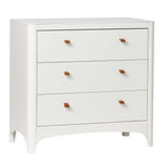 LEANDER - Commode 3 Tiroirs Classic, Blanc