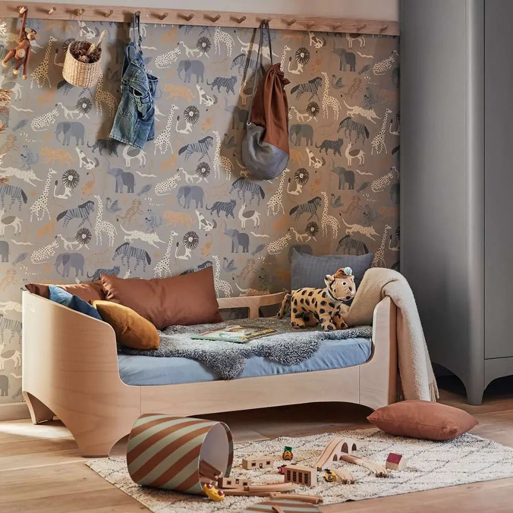 LEANDER - Lit Bébé - Junior Évolutif, Classic, Cérusé