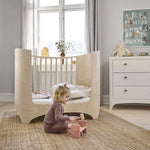 LEANDER - Lit Bébé - Junior Évolutif, Classic, Cérusé