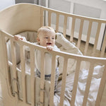 LEANDER - Lit Bébé - Junior Évolutif, Classic, Cérusé